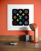 Super Flat Monogram Green (Louis Vuitton, Framed)