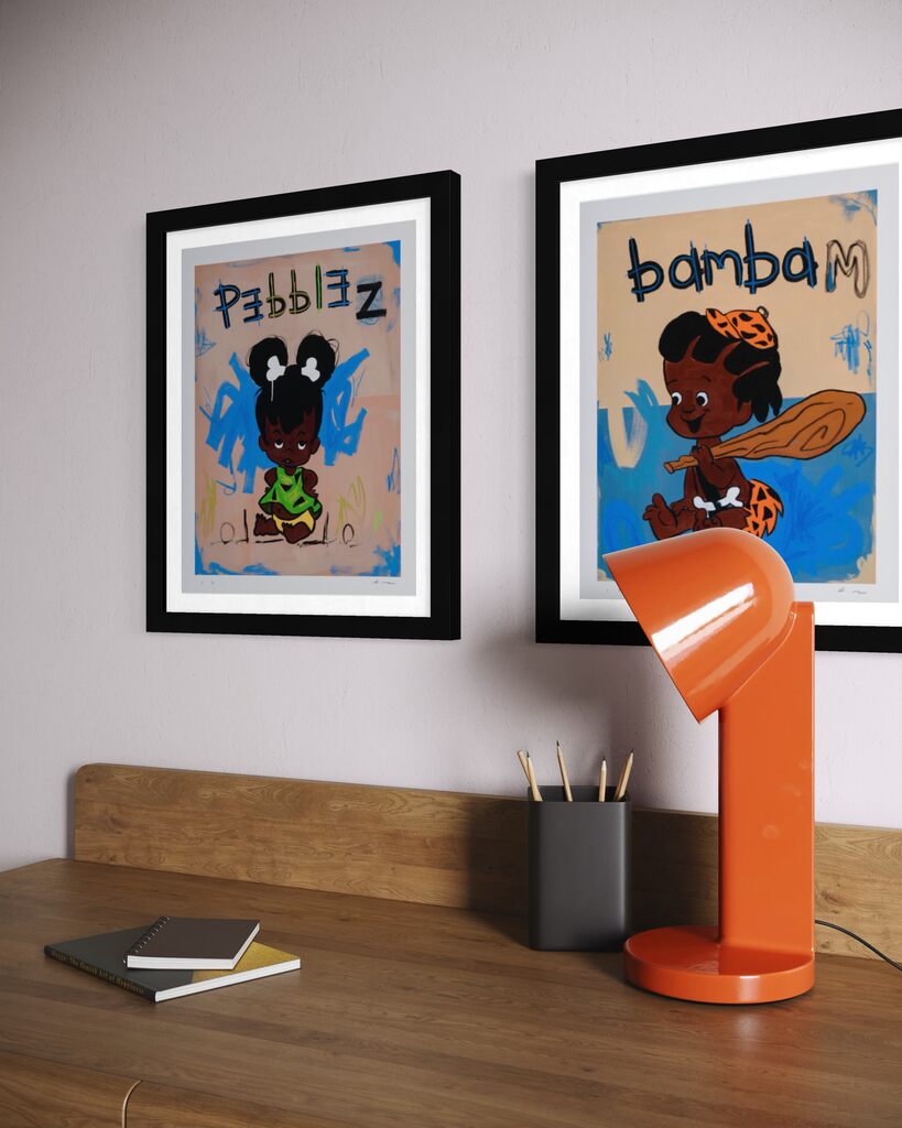 Pebblez & Bam Bam (Two works)