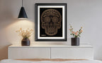 Power & Glory Day of the Dead Skull (H.P.M Printer’s Proof 1/2)