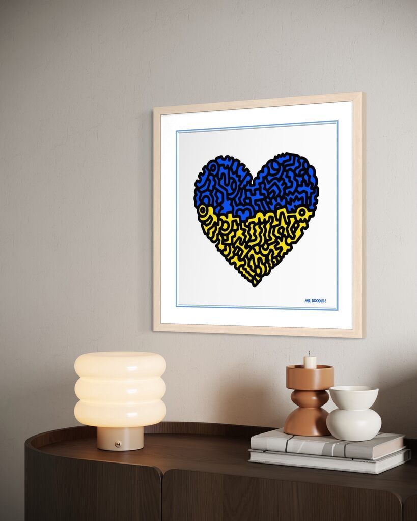 Doodle For Ukraine (Heart)