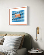Radiant Baby (Haring Homage, framed)