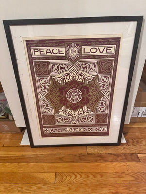 Obey Peace and Justice 2012 Holiday Print