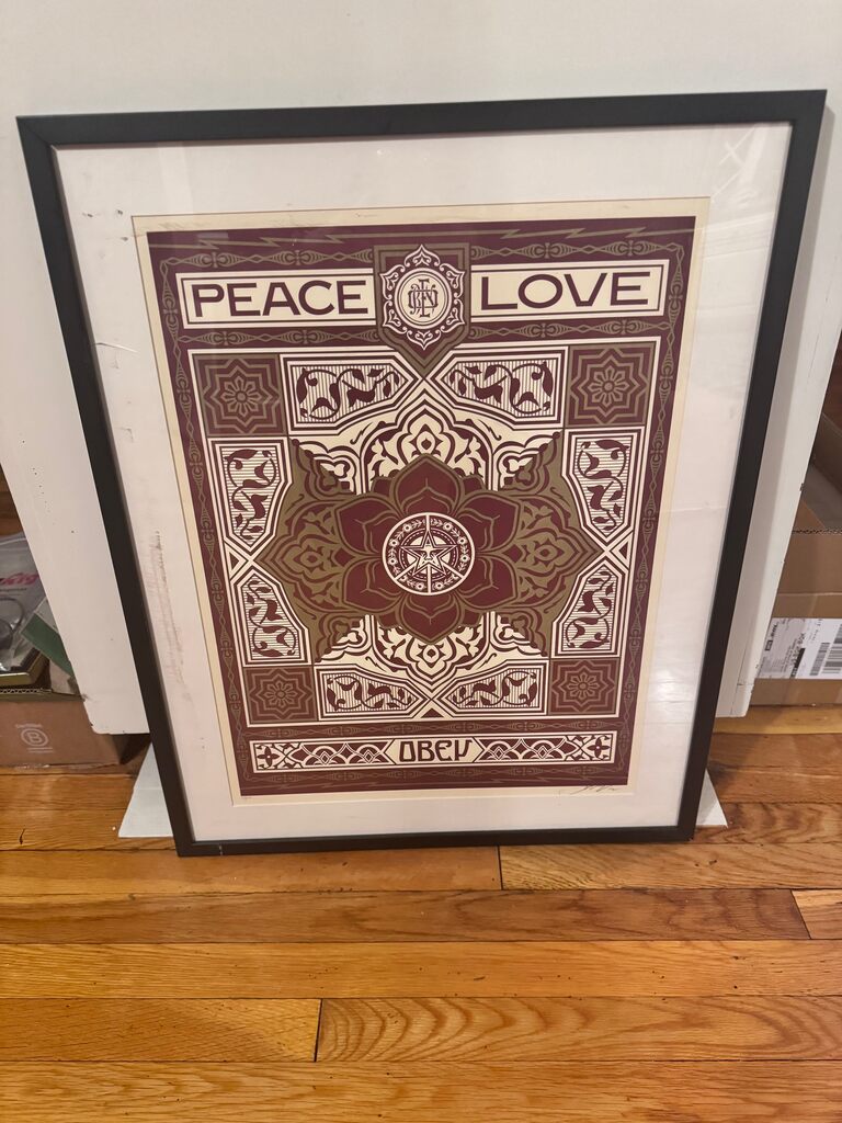 Obey Peace and Justice 2012 Holiday Print