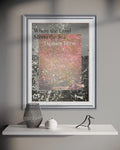 Where the Land Meets the Sea Signed Lithograph (yellow)