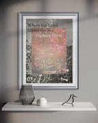 Where the Land Meets the Sea Signed Lithograph (yellow)