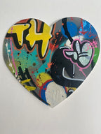 Heart cut out (original painting)