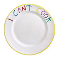 "I Can't Cook" Plate