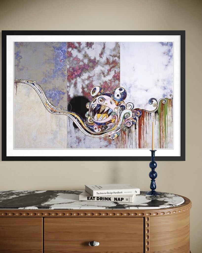 Takashi Murakami - 727-777, 2016, Hand signed and hand numbered lithograph in colors with silkscreen varnish on wove paper