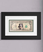 Covid Dollar (Mickey Omicron, Framed)