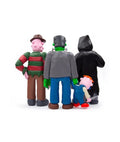 Spooky Slawn Halloween Figure Set (Frank, Sleddy & Ghost) with mini prints.