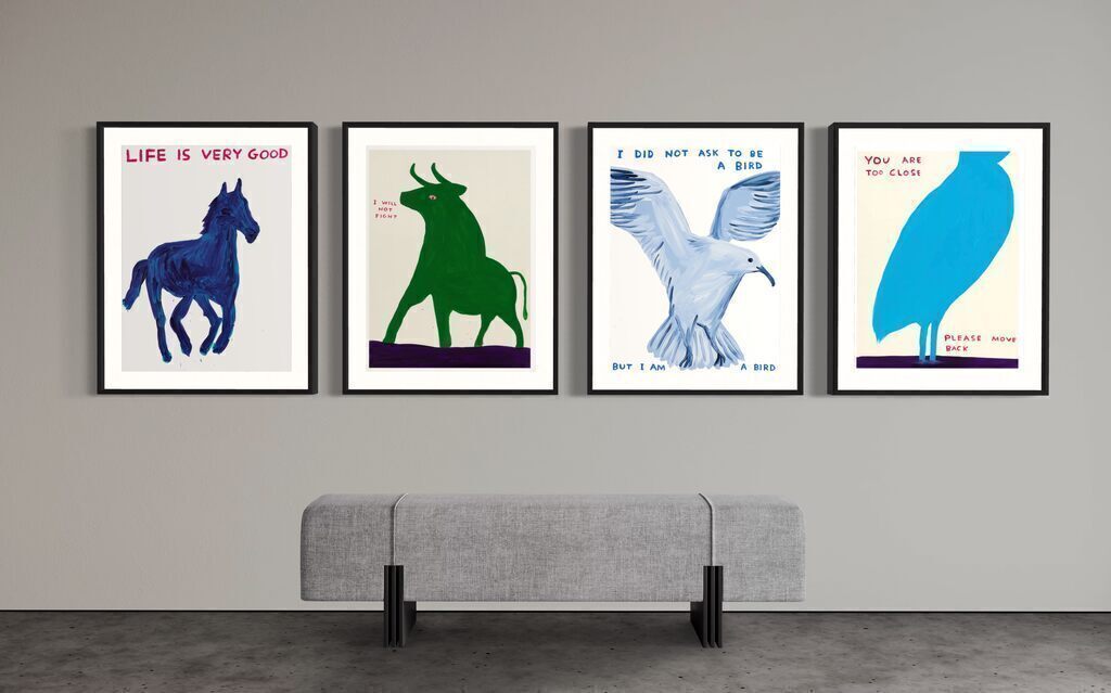 Animals in Art ( Suite of four full size lithographs)