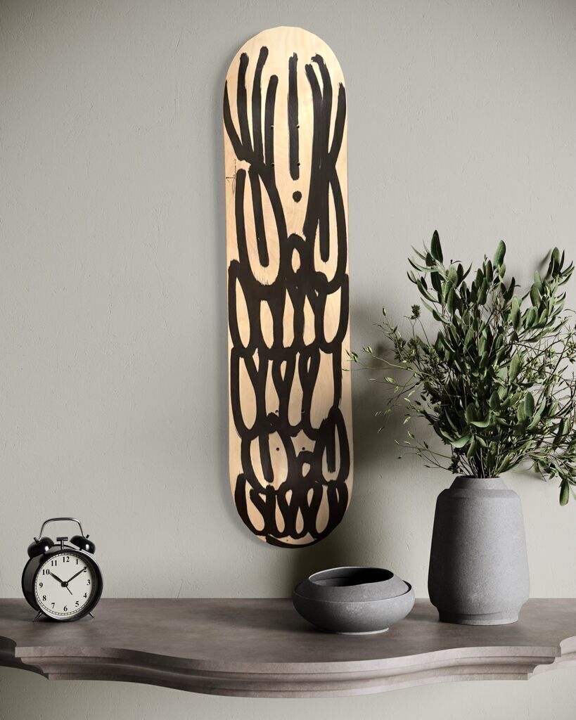 Original Painting on Maple wood Skate Deck
