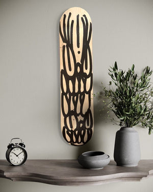 Original Painting on Maple wood Skate Deck