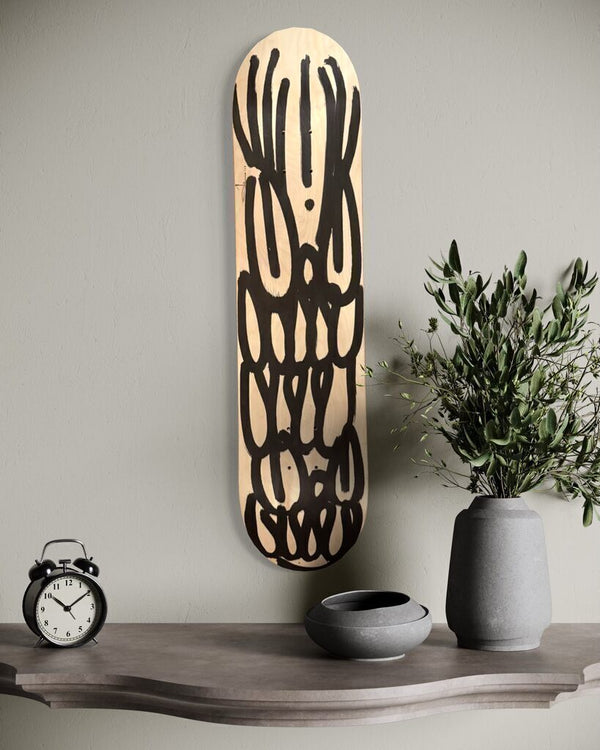 Original Painting on Maple wood Skate Deck