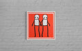 Holding Hands (Hand Signed, Red Variant)