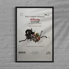 Affinity Vernissage (Affinity Preview Exhibition lithograph, framed)