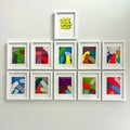 Urge (Suite of ten screenprints) Framed