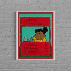 Therapy is priceless ARTIST PROOF (Large, colored variant)