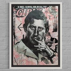 Hrh Prince Charles HPM (Hand Painted multiple)