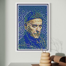 Rubik Enki Bilal ( Large signed print, framed) Revue portfolio