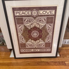 Obey Peace and Justice 2012 Holiday Print