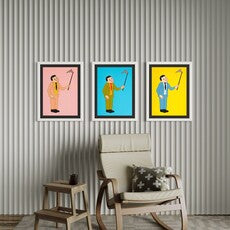 Selfie Gun (Screenprint Triptych)