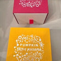 Pumpkin set (Orange and black, Red and white)