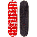Illegal Business Controls America Skatedeck (Red)