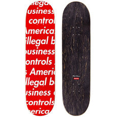 Illegal Business Controls America Skatedeck (Red)