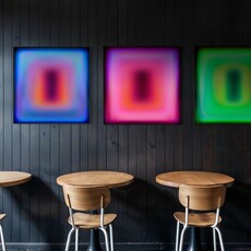 Mirage (Complete Triptych; Blue, Green & Pink  Variants