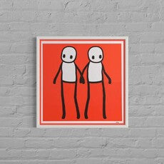 Holding Hands (Hand Signed, Red Variant)