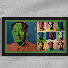 Warhol Chairman Mao (Mao Tse-Tung) Invite Card for Leo Castelli Gallery)