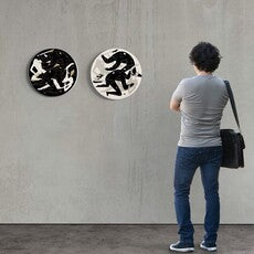 Revolution is a mother who eats it’s children ( 2 Tondos)