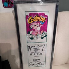 Lean On Me (Two mini prints framed, unique)