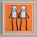 Holding Hands (Hand Signed, Orange Variant)