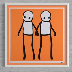 Holding Hands (Hand Signed, Orange Variant)