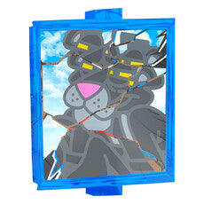 Cracked Mirror (Blue)