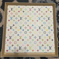 Murakami X Vuitton Monogram Multicolore White