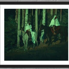 Night by the Aspens