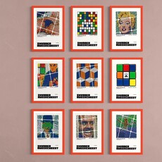 Rubikcubist Lithograph set (Mima museum, 10 lithographs)