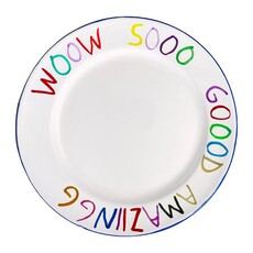"Woow Sooo Goood Amazingg" Plate