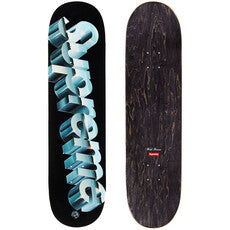 Chrome Logo Skatedeck (Black)
