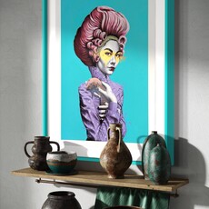 TULLERIES (TURQUOISE & GOLD HANDFINISHED VARIANT)