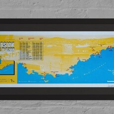 Cote d'Azur Invasion (French Riviera signed Silkscreen)