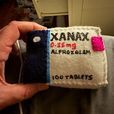 Xanax 0.25 mg ALPRAZOLAM 100 TABLETS