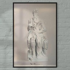 Blue Calcite Eroded Moses (LARGE, SIGNED 1/1) Paris 3020