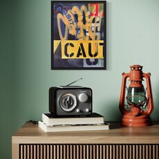 NYC TRANSIT CAUTION (Original Painting)