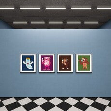 MONSTERS (Four Lithographs)