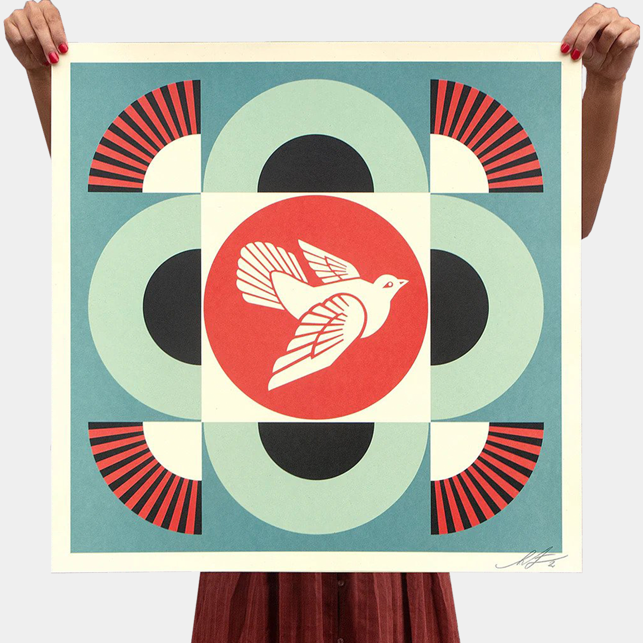 Blue GEOMETRIC DOVE