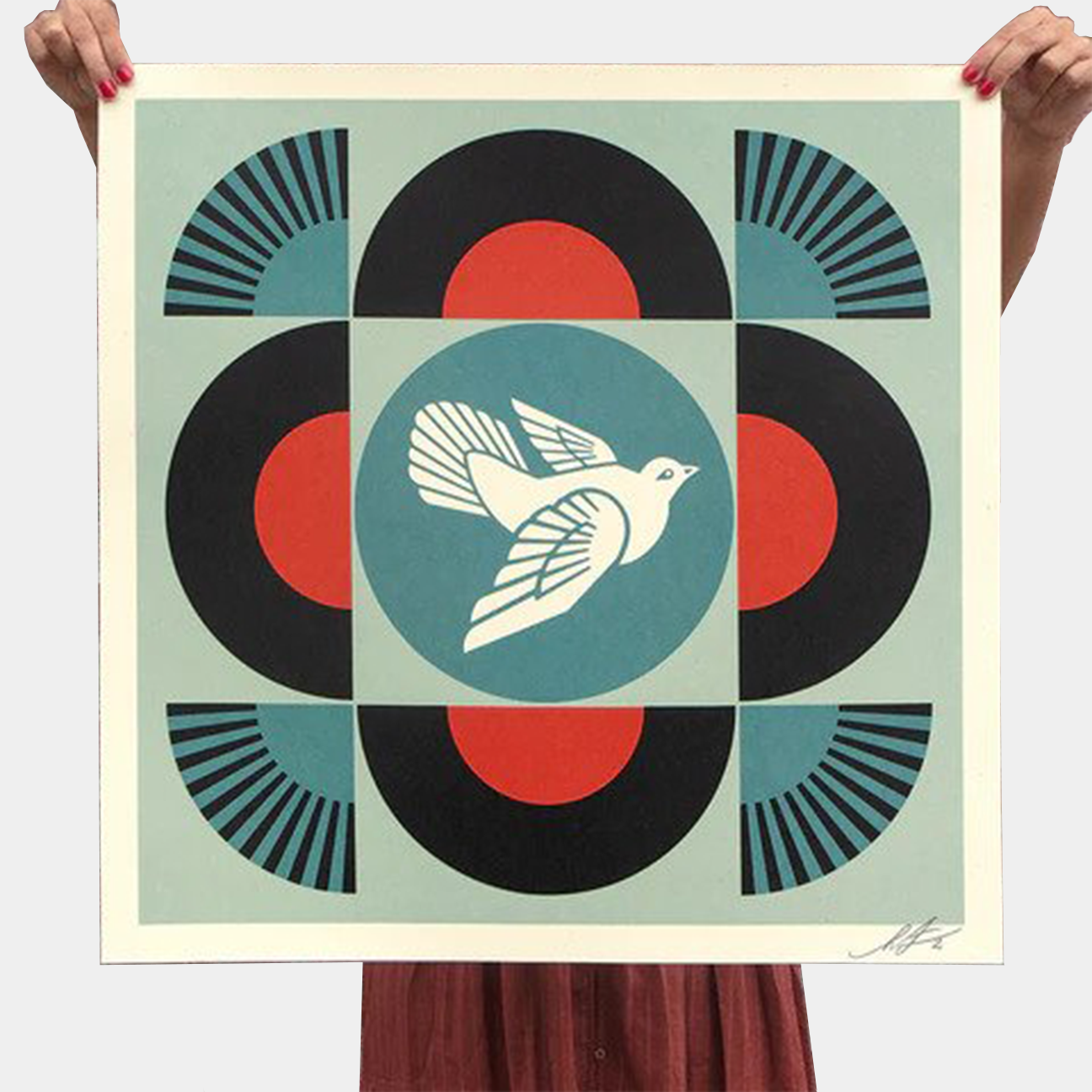 Black GEOMETRIC DOVE